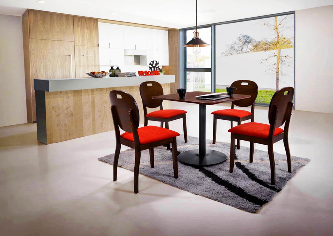 Dining table 4 chairs mod: 80808 JUVAL